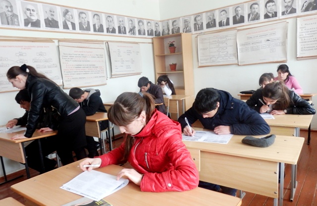 В Докузпаринском районе прошел пробный ЕГЭ по русскому языку (Фото)