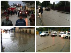 Мощное наводнение в Кусарах (Фото)