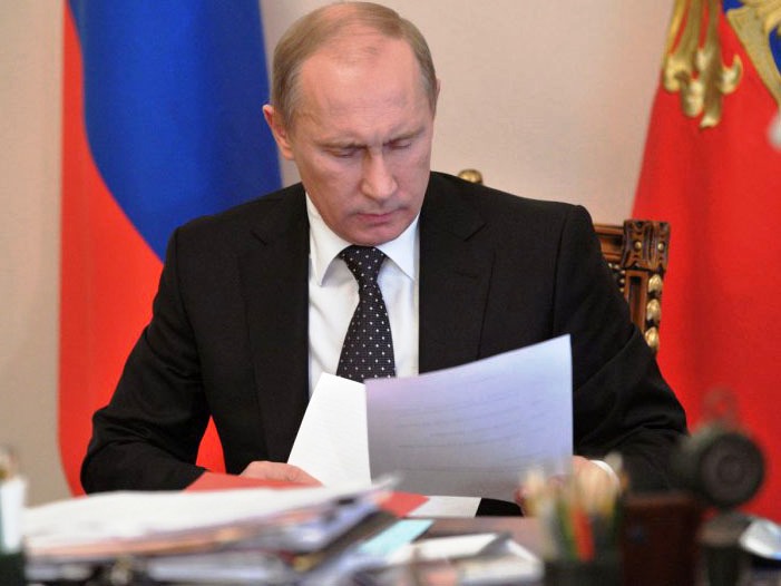Владимир Путин ответил Арифу Керимову (документ)