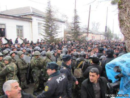 Народные волнения на севере Азербаджана