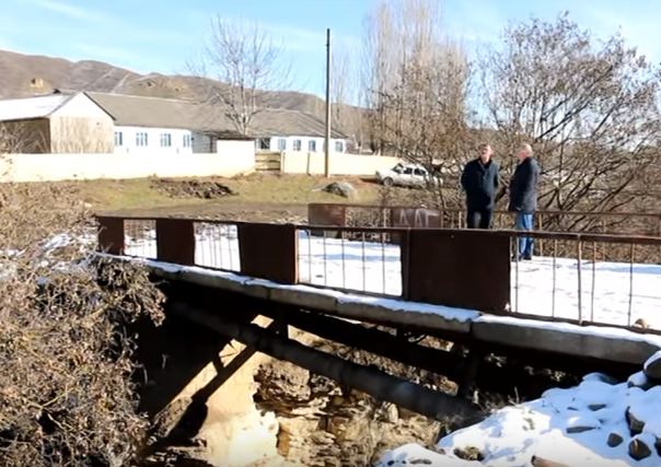 В селении Алкадар построен новый железобетонный мост