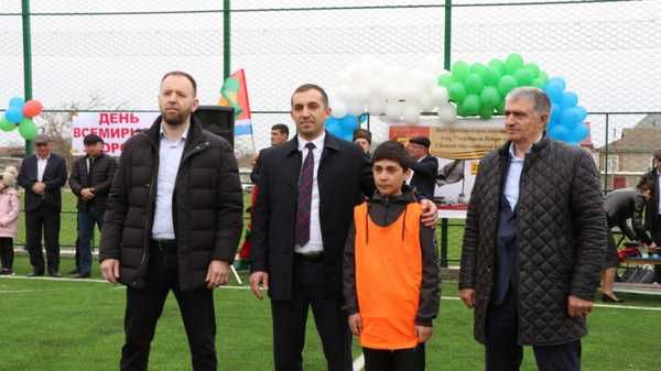 Поле по мини-футболу открылось в селе Советское Магарамкентского района