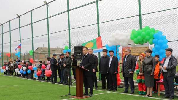 Поле по мини-футболу открылось в селе Советское Магарамкентского района
