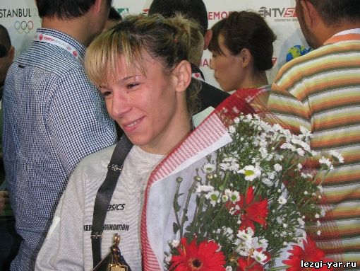Замира Рахманова - чемпионка мира по борьбе на турнире в Стамбуле
