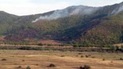 В Курахском районе горят лесные массивы «Кала-пад» (Фото)