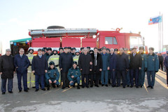 В селении Новый Куруш открыли современную пожарно-спасательную часть (Фото)